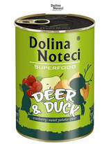 DOLINA NOTECI PREMIUM SUPERFOOD jeleń i kaczka 6x400g