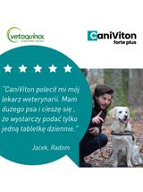 VETOQUINOL Caniviton Forte Plus - Karma Uzupełniająca Dla Psów 90tab
