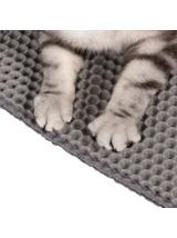 UNIQ PETS Wycieraczka pod kuwetę dla kota dwuwarstwowa szara 45x60 cm