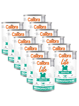 CALIBRA Dog Life Sensitive Salmon with rice 12x400g