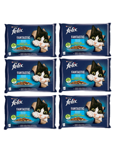 FELIX Fantastic Wiejskie Smaki w galaretce z łososiem i pstrągiem  12x(4x85g)