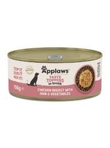 Applaws Taste Toppers Naturalna Mokra Karma dla Psów kurczak z szynką i warzywami 156g