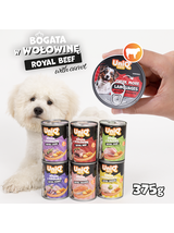 UNIQ PETS MOKRA KARMA DLA PSA ROYAL BEEF 375g puszka wołowina