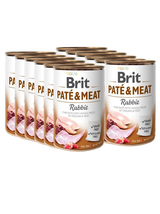 BRIT PATE & MEAT RABBIT 12x400g