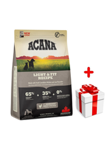 ACANA Light & Fit Dog 2kg + niespodzianka dla psa GRATIS!
