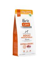 BRIT CARE Dog Hypoallergenic Adult Medium Breed Lamb 12kg+2kg