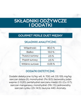 GOURMET Perle karma dla dorosłych kotów Mięsny Duet 4x85g