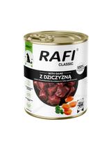 DOLINA NOTECI Mokra karma dla psa Rafi Classic z dziczyzną 6x800g