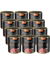 DOLINA NOTECI Piper dla psa z kaczką i gruszką 12x800g
