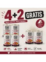 WILD FARM PURE MONO Lamb Cranberries and Sweet Potato 6x400g monoproteinowa karma dla psa