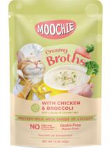 MOOCHIE Creamy Broths With Chicken & Broccoli Grain-Free 40g