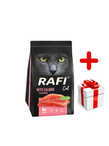 DOLINA NOTECI Rafi Cat karma sucha dla kotów sterylizowanych z łososiem 1,5kg + niespodzianka dla kota GRATIS!