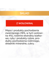 Purina Gourmet Gold Sauce Delight z wołowiną 12x85g
