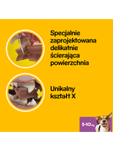 PEDIGREE DentaStix (małe rasy) przysmak dentystyczny dla psów 56 szt. - 8x110g