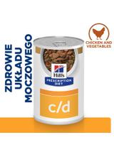 HILL'S PD Prescription Diet Canine c/d gulasz 12x354g - puszka