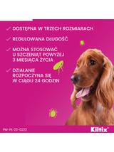 Kiltix Obroża dla psów średnich dł, 53cm+ Cestal Dog Plus tabletki na odrobaczanie psów 2 sztuki