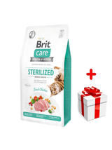 BRIT Care Cat  Grain- Free Sterilised Urinary Health 7kg + niespodzianka dla kota GRATIS!