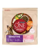 Purina One Sensitive Mini/Small Karma dla psów z łososiem i ryżem 1,5 kg