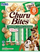 INABA  Churu Bites dla psa o smaku kurczaka i tuńczyka 8x12g
