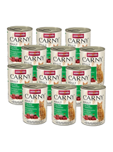 ANIMONDA Cat Carny Adult smak: wołowina, indyk i królik 12 x 400g
