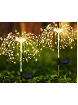Lampa ogrodowa solarna - dmuchawiec - 2szt