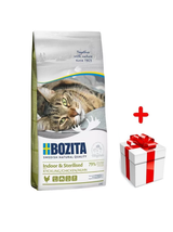 BOZITA Feline Indoor Sterilised 2kg + niespodzianka dla kota