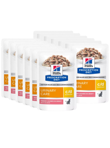 HILL'S PD Prescription Diet Feline c/d Salmon 12x85g saszetka