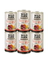 WILD FARM PURE MONO Beef Pumpkin and Quinoa 6x400g monoproteinowa karma dla psa