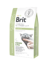 Brit gf veterinary diets cat diabetes 2kg