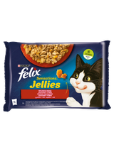 FELIX Sensations Jellies Karma dla kotów wiejskie smaki w galaretce 4x85g