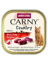 ANIMONDA Carny Country Adult Wołowina, Kaczka i Renifer 16x100g