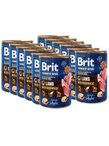 Brit Premium by Nature Lamb With BUCKWHEAT 12x400g