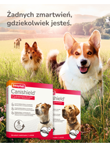 BEAPHAR CANISHIELD OBROZA S/M 48cm - obroża z deltametryną