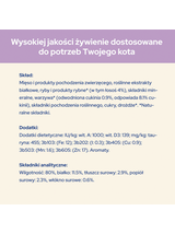 CAT CHOW Sensitive Karma dla kotów z łososiem i cukinią w sosie 10x85g