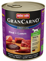 ANIMONDA GranCarno Adult Dog smak: Wołowina + jagnięcina  12 x 800g