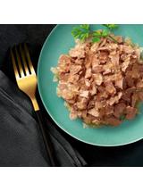 SHEBA Delicacy Fine Flakes Wybór Smaków saszetki 4x85 g – mokra karma pełnoporcjowa dla dorosłych kotów, w galaretce (kawałki z: łososiem, białą rybą, kurczakiem, indykiem)