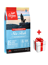 ORIJEN Six Fish Dog 11,4kg + niespodzianka dla psa GRATIS!