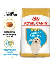 ROYAL CANIN Golden Retriever Puppy 12kg karma sucha dla szczeniąt do 15 miesiąca, rasy golden retriever/Opakowanie uszkodzone(9587)