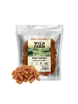 WILD FARM kiełbaski z królika 500g przysmak dla psa