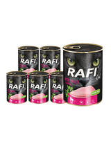 RAFI Cat Adult z indykiem 12 x 400g