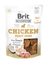 BRIT Jerky Snack Chicken Meaty Coins with Insect 80g