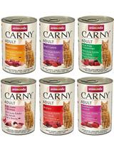 ANIMONDA Cat Carny Adult mix 6 smaków 24x400g