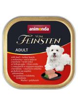 ANIMONDA Dog Vom Feinsten Adult smak: wołowina i serca indyka 6 x 150g