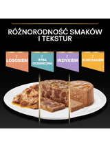 PRO PLAN Delicate Digestion Mokra karma dla kotów z indykiem i rybami oceanicznymi w sosie 10x85g