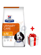 HILL'S PD Prescription Diet Canine c/d Urinary Care 4kg + niespodzianka dla psa GRATIS!