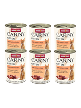 ANIMONDA Cat Carny Kitten smak: cielęcina, kurczak i indyk 6x400g