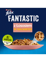 FELIX Łosoś w galaretce - saszetka 26x85g