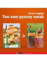 Friskies Funtastix dla dorosłych psów o smaku bekonu i sera 175 g
