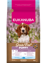 EUKANUBA Puppy&Junior Small/Medium Grain Free 3kg