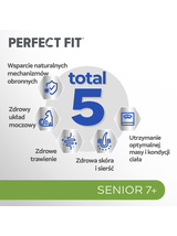 PERFECT FIT (Senior 7+) 4x750g Bogaty w kurczaka - sucha karma dla kota starszego